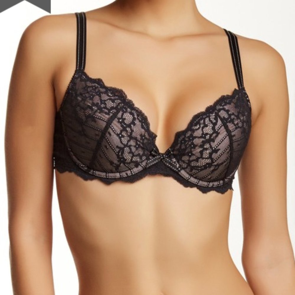 Chantelle Rive Gauche Push Up Bra 3082 Black 34C